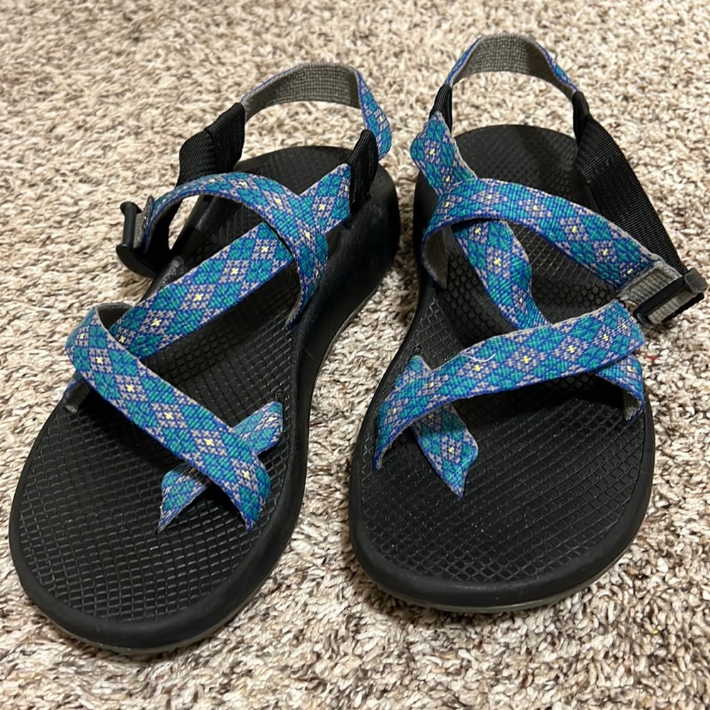 Chaco single strap size 10 blue